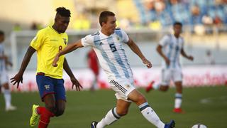 Argentina perdió 2-1 ante Ecuador por la jornada 1 del Sudamericano Sub 20