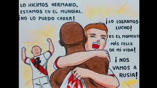 Facebook viral: la historieta que revela el camino de Aldo Corzo rumbo al Mundial [VIDEO]