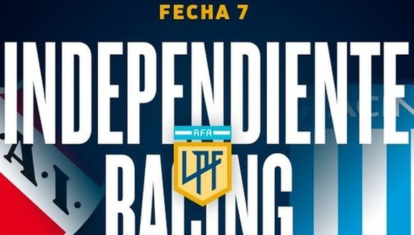 Independiente vs. Racing en vivo desde el Libertadores de América. Sigue el clásico de Avellaneda por TV y online este sábado 24 de febrero desde las 17:00 (hora local) por la séptima fecha de la Copa de la Liga (Foto: AFA)