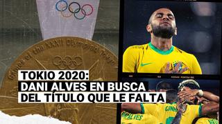 Capitán y figura: Dani Alves lidera la defensa del oro de Brasil en Tokio 2020