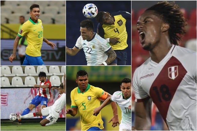 El XI ideal de fecha 1 de Eliminatorias Sudamericanas Qatar 2022. (Agencias)