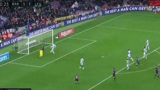 Con polémica: gol de Luis Suárez con rodillazo a la cara del arquero de Leganés [VIDEO]