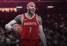 ¡Se muda a Houston! Carmelo Anthony firmó por un año con los Rockets