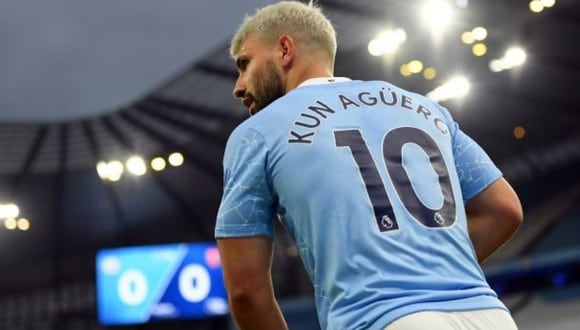'Kun' Agüero termina contrato con Manchester City en junio de 2021. (Foto: AFP)
