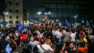 Locura total: los festejos en Nápoles luego de vencer a Juventus en la final de la Copa de Italia