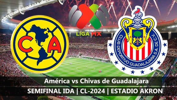 El partido entre América y Chivas fue televisado por TV Azteca 7 para todo México.| Foto: Composición Mix