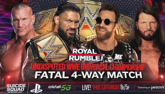 Royal Rumble 2024 se realizará este sábado 27 de enero en Estados Unidos. (Foto: WWE)