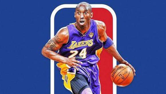 Kobe Bryant y el movimiento para que sea el logo de la NBA. (Twitter)