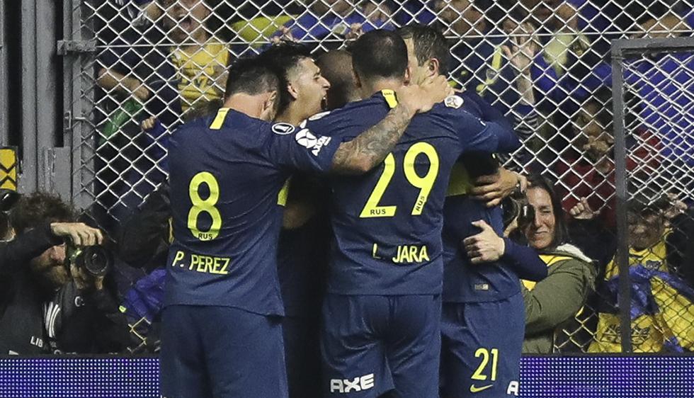 Boca Juniors venció al Palmeiras por 2 a 0 y se encuentra con 'un pie adentro' en la final de la Copa Libertadores 2018. | EFE