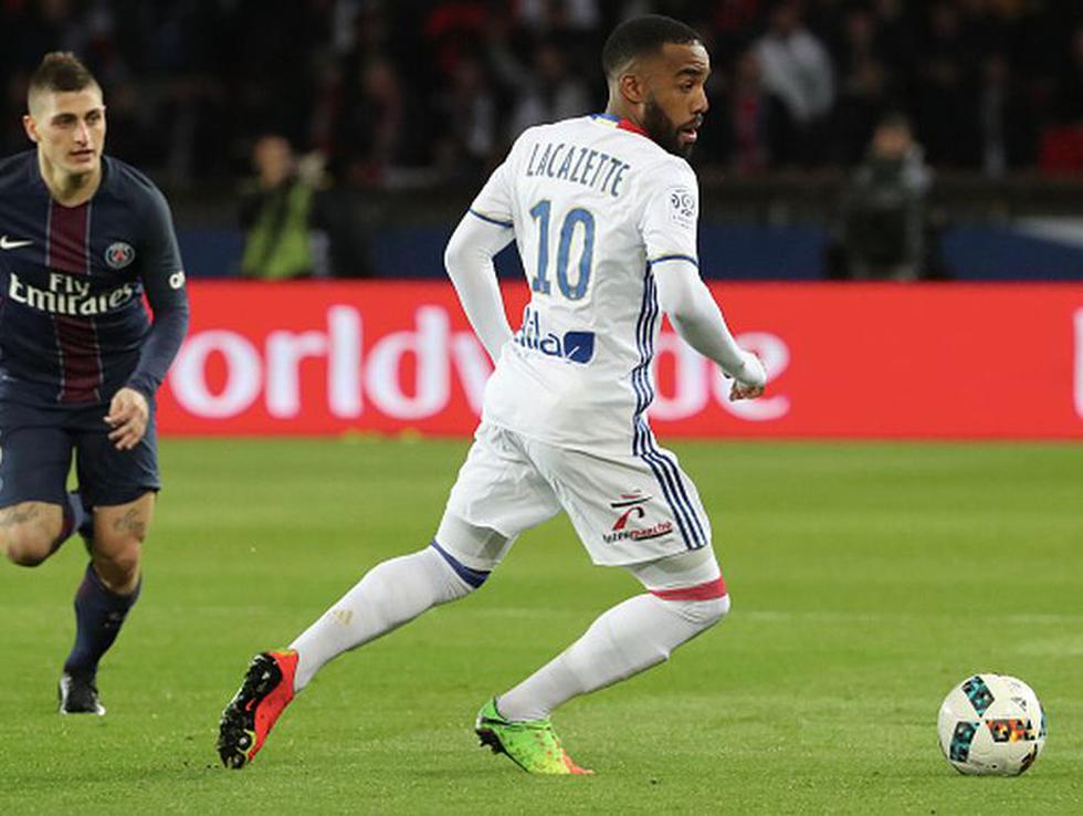 Alexander Lacazette se encuentra en la órbita del Manchester City y Atlético de Madrid. (Foto: Getty)