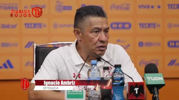 Ignacio Ambriz, DT de Toluca, se pronunció tras derrota ante Tigres. (Video: Toluca)