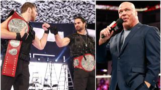 ¿Qué dijeron Seth Rollins y Dean Ambrose tras enterarse que Kurt Angle será su compañero en TLC? [VIDEO]