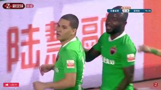 Un bombazo inatajable: ‘Juanfer’ Quintero marcó un golazo en el empate del Shenzhen FC [VIDEO]