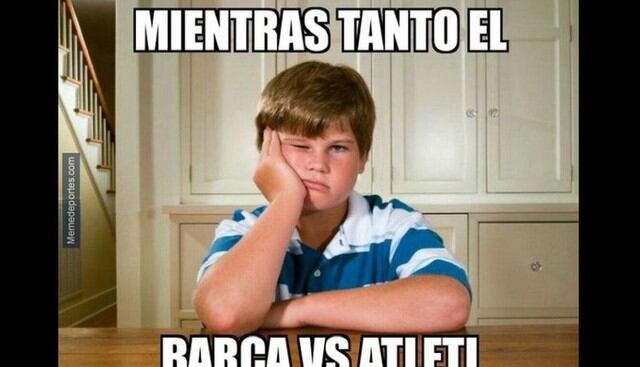 Los memes del Barcelona-Atlético de Madrid en el Wanda Metropolitano por LaLiga Santander. (Foto: Facebook)
