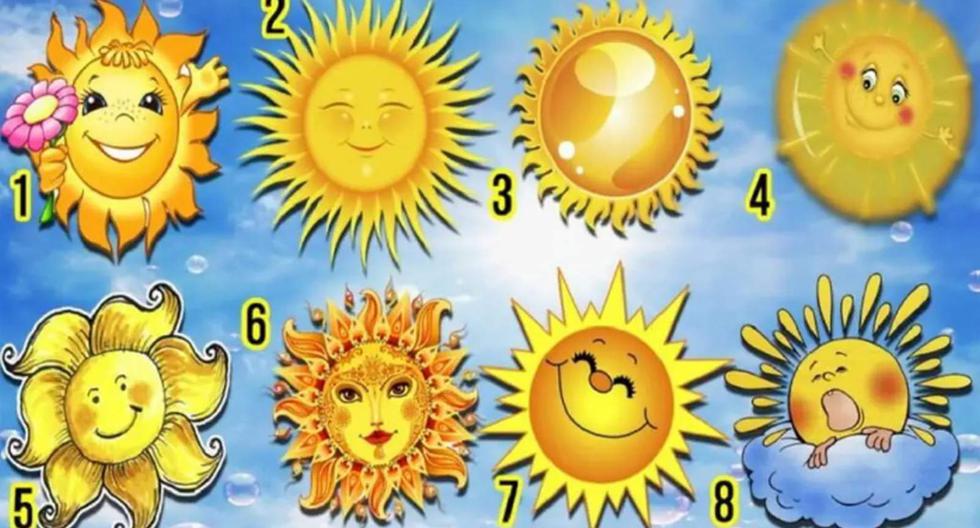 Tes visual yang memungkinkan Anda mengetahui kepribadian Anda saat memilih matahari |  Meksiko