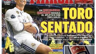 El mundo a sus pies: las portadas por la brillante actuación de Cristiano ante Atlético de Madrid