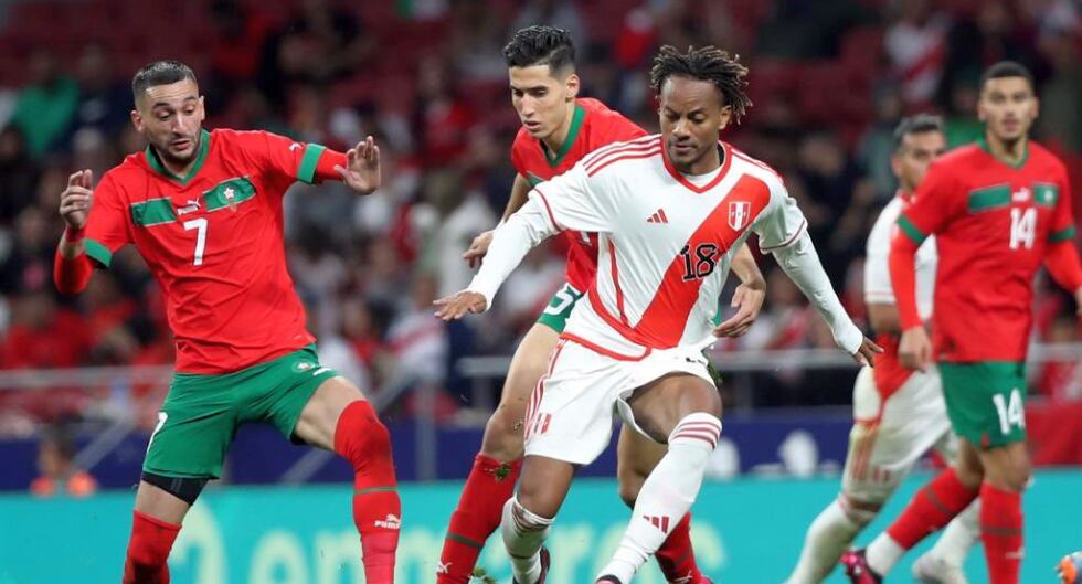 Selección Peruana: la reacción de André Carrillo tras el amistoso con Marruecos | Deportes | FUTBOL-PERUANO