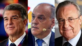 Se viene la demanda: Florentino y Laporta, en contra del acuerdo entre LaLiga y CVC