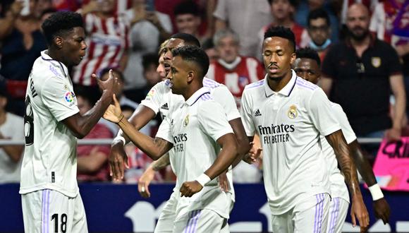 El Real Madrid sigue en lo más alto de la clasificación en la liga española. (Foto: AFP)