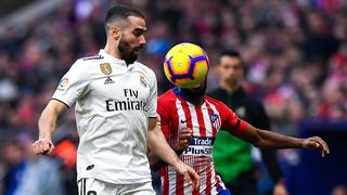 Con el pretexto del Oscar: Atlético y Carvajaltuvieron cruce en Twitter por penales a favor del Madrid