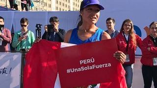 Inés Melchor ganó por segunda vez la Maratón de Santiago de Chile