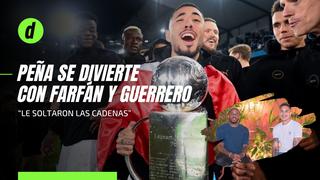 Sergio Peña campeón en Suecia: así fue la divertida felicitación de Farfán y Guerrero