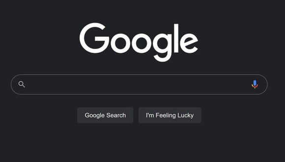 Google: cómo activar el modo oscuro en el buscador web. (Foto: captura)
