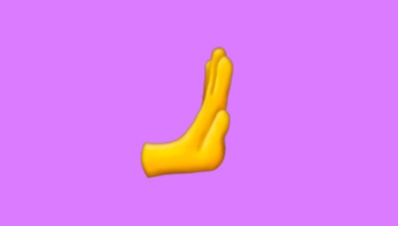 ¿Sabes qué significa la mano que empuja a la izquierda o derecha en WhatsApp? (Foto: Emojipedia)
