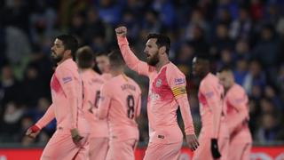 Leo Messi los guía en LaLiga: Barcelona derrotó 2-1 en su visita a Getafe