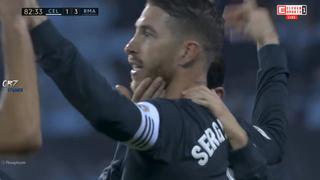 ¡A lo 'Panenka'! El penal de Sergio Ramos que sentenció el partido ante el Celta de Vigo [VIDEO]