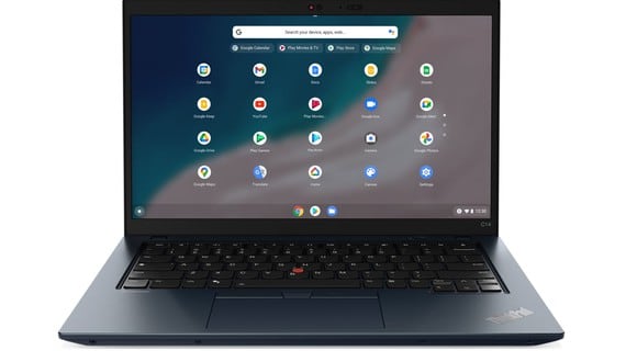 ¿Te piensas comprar esta ligera laptop? Conoce más sobre la Lenovo ThinkPad C14 Chromebook. (Foto: Lenovo)