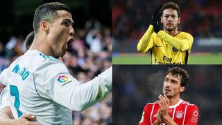 Cuatro del Madrid, uno del 'Barza' y un ataque demoledor: el 11 ideal de 2017 para L'Equipe