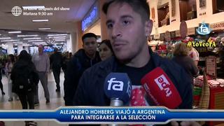 Selección peruana: Alejandro Hohberg viaja a Argentina para incorporarse a la bicolor