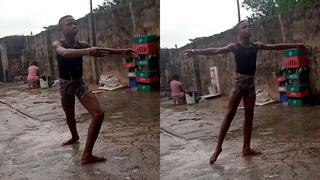 Niño captado bailando ballet descalzo bajo la lluvia obtiene una beca en Estados Unidos