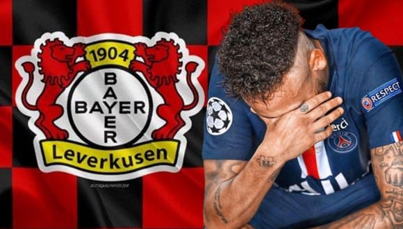 Neymar quiso saludar al ganador del duelo Bayern Munich vs PSG pero una equivocación lo convirtió en objeto de un irónico comentario de parte de un conocido club de la Bundesliga. | Crédito: Bayer Leverkusen / neymarjr / Instagram / Composición.
