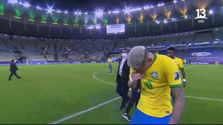 El llanto desconsolador de Neymar tras perder la final de Copa América ante Argentina [VIDEO]
