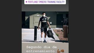 Andy Polo volvió a los entrenamientos con el Portland Timbers de la MLS