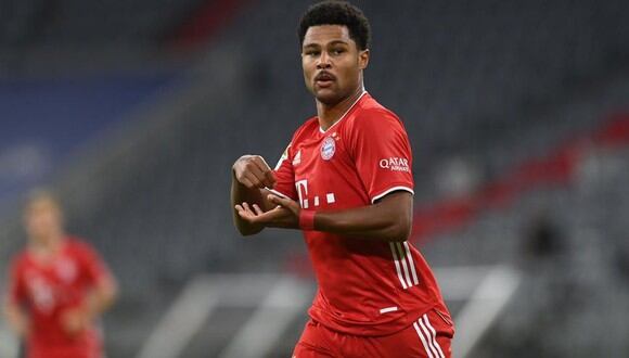 Serge Gnabry aún no renueva su contrato con el Bayern Múnich. (Foto: AFP)