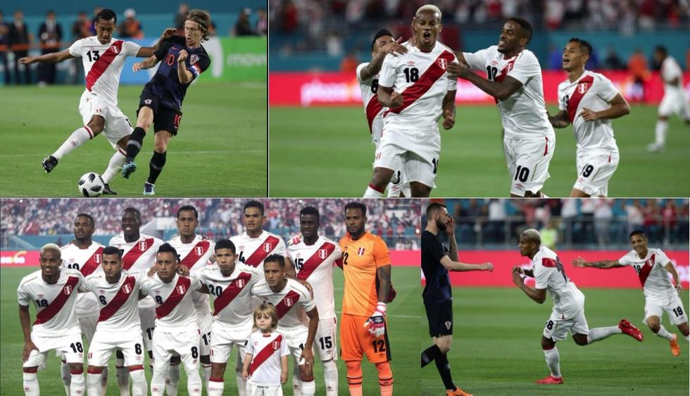 Perú vs. Croacia. (FPF - Selección Peruana)