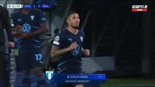 ¡El turno de Sergio! Peña debutó con Malmo en la Champions League [VIDEO]