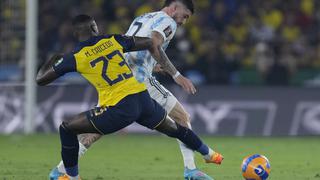 Resumen y goles: Ecuador empató 1-1 ante Argentina por las Eliminatorias Qatar 2022