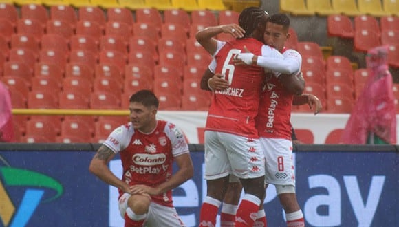Santa Fe venció por 1-0 a Medellín en El Campín por la Liga BetPlay 2022. (Foto: Santa Fe)