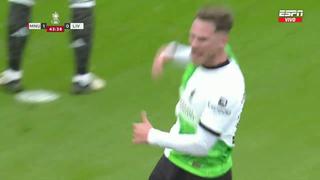 Gol de Mac Allister: el 1-1 de Liverpool vs. Manchester United en la FA Cup [VIDEO]