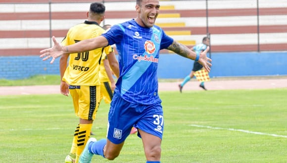 Adrián Fernández, delantero paraguayo de 29 años que milita en Alianza Atlético. (Foto: Alianzasullana_)