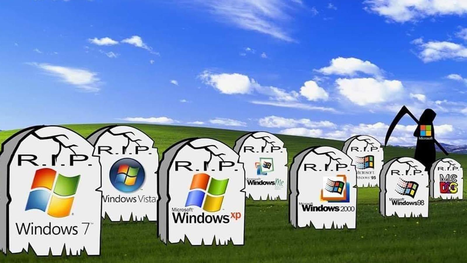 Estos son los divertidos memes del 'fin' de Windows 7. (Foto: Twitter)