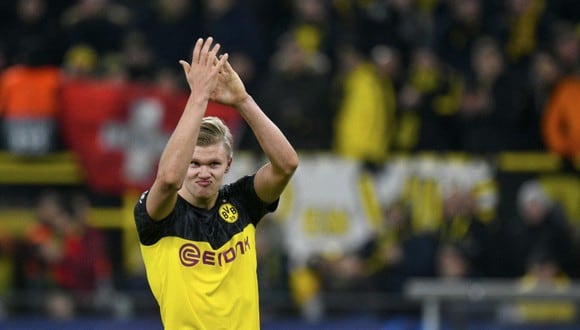 Erling Haaland llegó este año al Borussia Dortmund  (Foto: AFP)