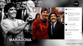 Murió Diego Maradona: Estos son los mensajes de despedida de las estrellas del fútbol mundial