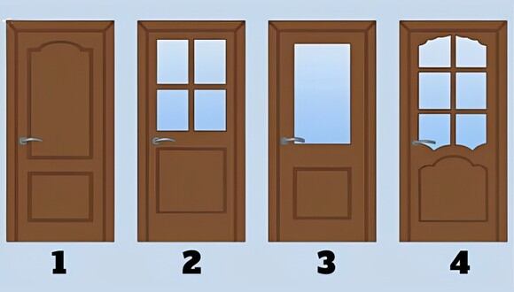 Test visual: elige una de las puertas en esta imagen y descubre si eres una persona sencilla (Foto: GenialGuru).