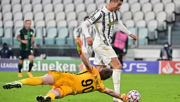 Juventus derrotó 2-1 a Ferencvaros por la cuarta jornada de la Champions League. Cristiano Ronaldo se hizo presente en el marcador. (Foto: AFP)