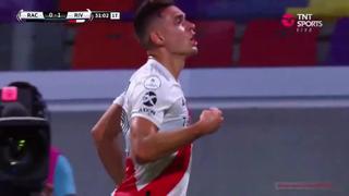 Cabezazo letal: Rafael Santos Borré anotó el 1-0 del River Plate vs. Racing por la Supercopa Argentina [VIDEO]
